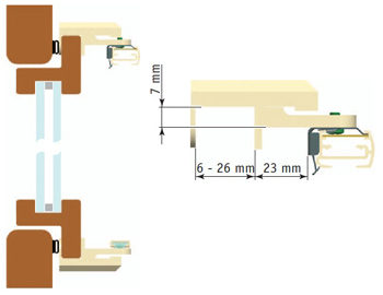 Montage ohne Bohren, Abstände Montage ohne Bohren, Abstände